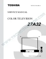 Toshiba 27A32 Service Manual preview