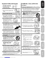 Preview for 3 page of Toshiba 27A33 Owner'S Manual