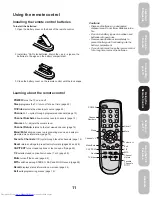 Preview for 11 page of Toshiba 27A33 Owner'S Manual