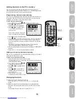 Preview for 13 page of Toshiba 27A33 Owner'S Manual