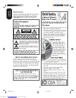 Preview for 2 page of Toshiba 27A34 - 27" CRT TV Owner'S Manual