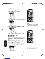 Preview for 22 page of Toshiba 27A34 - 27" CRT TV Owner'S Manual