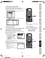 Предварительный просмотр 21 страницы Toshiba 27A35C Owner'S Manual