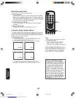 Предварительный просмотр 22 страницы Toshiba 27A35C Owner'S Manual