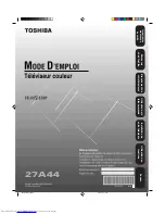 Предварительный просмотр 37 страницы Toshiba 27a44 Owner'S Manual