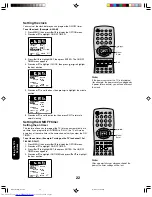 Предварительный просмотр 22 страницы Toshiba 27A45C Owner'S Manual