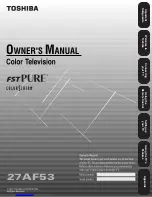 Preview for 1 page of Toshiba 27AF53 Owner'S Manual