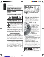 Preview for 2 page of Toshiba 27AFX56 Owner'S Manual