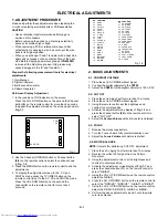 Preview for 16 page of Toshiba 27D46 - 27" CRT TV Service Manual