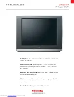 Preview for 1 page of Toshiba 27DF47 Specifications