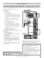 Предварительный просмотр 19 страницы Toshiba 27HLV95 Owner'S Manual