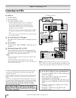 Предварительный просмотр 20 страницы Toshiba 27HLV95 Owner'S Manual