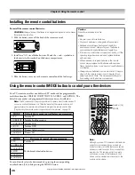 Предварительный просмотр 26 страницы Toshiba 27HLV95 Owner'S Manual