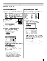 Предварительный просмотр 69 страницы Toshiba 27HLV95 Owner'S Manual