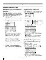 Предварительный просмотр 70 страницы Toshiba 27HLV95 Owner'S Manual