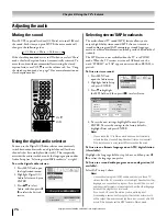 Предварительный просмотр 74 страницы Toshiba 27HLV95 Owner'S Manual