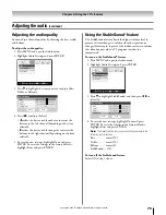 Предварительный просмотр 75 страницы Toshiba 27HLV95 Owner'S Manual