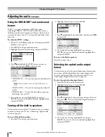 Предварительный просмотр 76 страницы Toshiba 27HLV95 Owner'S Manual