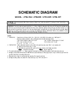 Preview for 1 page of Toshiba 27WL55A Schematic Diagrams