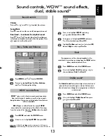 Preview for 13 page of Toshiba 27WL56 Series Owner'S Manua