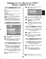 Preview for 37 page of Toshiba 27WL56 Series Owner'S Manua