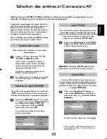 Preview for 43 page of Toshiba 27WL56 Series Owner'S Manua