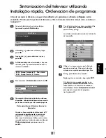 Preview for 81 page of Toshiba 27WL56 Series Owner'S Manua