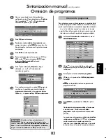 Preview for 83 page of Toshiba 27WL56 Series Owner'S Manua