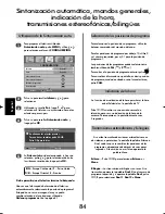 Preview for 84 page of Toshiba 27WL56 Series Owner'S Manua