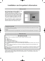 Preview for 4 page of Toshiba 28 Series Owner'S Manual