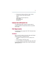 Preview for 3 page of Toshiba 2800-S201 User Manual