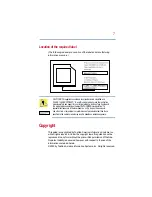 Preview for 7 page of Toshiba 2800-S201 User Manual