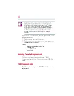 Preview for 4 page of Toshiba 2805-S301 - Satellite - PIII 650 MHz User Manual