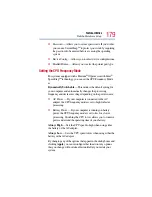 Preview for 179 page of Toshiba 2805-S301 - Satellite - PIII 650 MHz User Manual