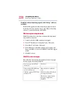 Preview for 228 page of Toshiba 2805-S301 - Satellite - PIII 650 MHz User Manual