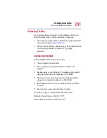 Preview for 241 page of Toshiba 2805-S301 - Satellite - PIII 650 MHz User Manual