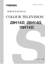 Toshiba 28H14D Service Manual preview