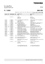 Preview for 55 page of Toshiba 28H14D Service Manual