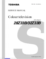 Toshiba 28Z33B Service Manual preview