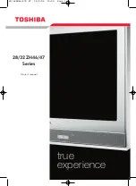 Toshiba 28ZH46 Series Owner'S Manual preview