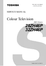 Toshiba 28ZH46P Service Manual preview