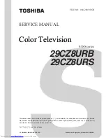 Preview for 1 page of Toshiba 29CZ8URB Service Manual