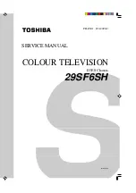 Toshiba 29SF6SH Service Manual preview