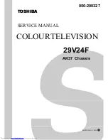 Toshiba 29V24F Service Manual preview