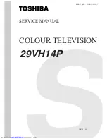 Toshiba 29VH14P Service Manual preview