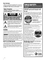 Предварительный просмотр 2 страницы Toshiba 2XF550U Owner'S Manual