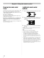 Предварительный просмотр 20 страницы Toshiba 2XF550U Owner'S Manual