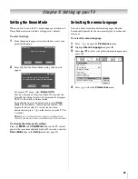 Предварительный просмотр 35 страницы Toshiba 2XF550U Owner'S Manual