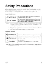 Preview for 3 page of Toshiba 3000 series Operation Manual