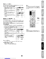 Preview for 33 page of Toshiba 30HFX85 Owner'S Manual